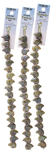 Glass Beads Flat Bear Shape