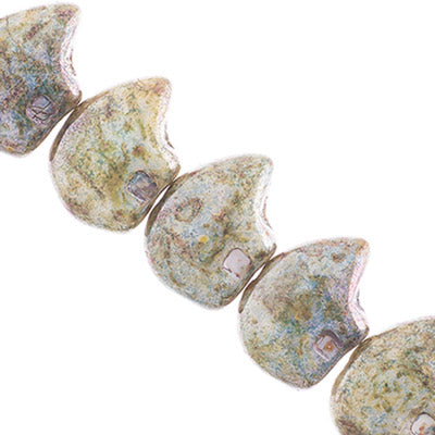 Glass Beads Flat Bear Shape