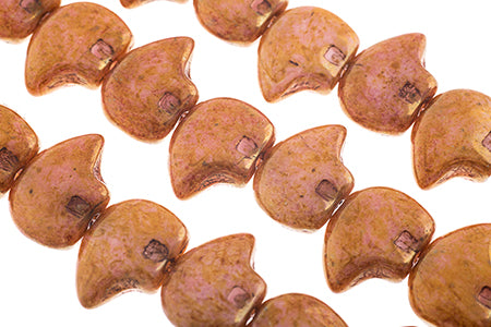 Glass Beads Flat Bear Shape