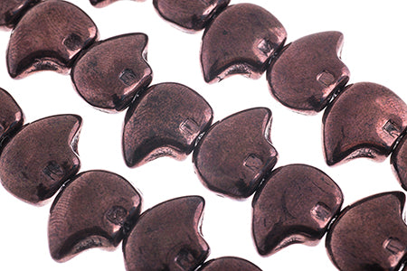 Glass Beads Flat Bear Shape