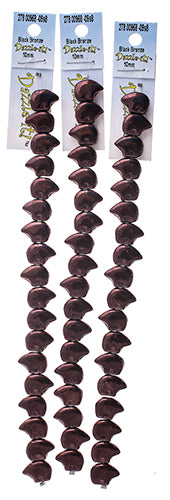 Glass Beads Flat Bear Shape