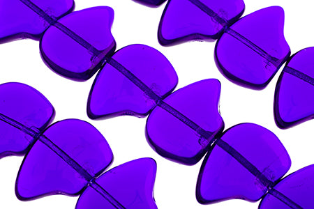 Glass Beads Flat Bear Shape