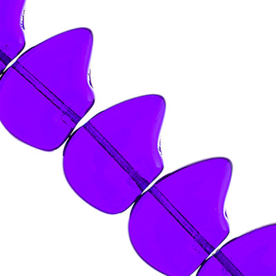 Glass Beads Flat Bear Shape