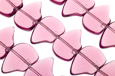 Glass Beads Flat Bear Shape