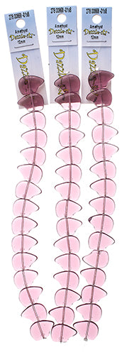 Glass Beads Flat Bear Shape