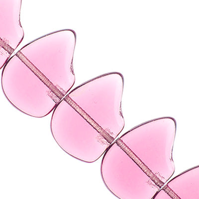 Glass Beads Flat Bear Shape