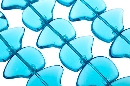 Glass Beads Flat Bear Shape