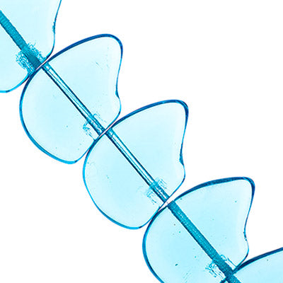 Glass Beads Flat Bear Shape