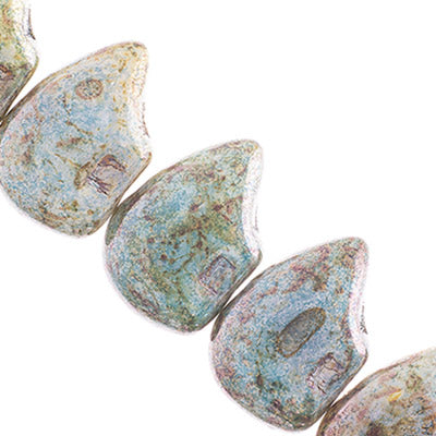 Glass Beads Flat Bear Shape