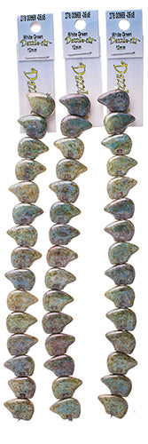 Glass Beads Flat Bear Shape