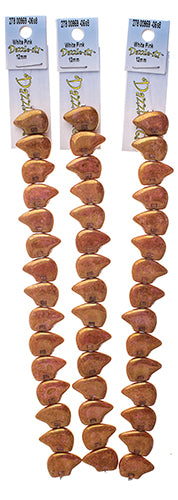 Glass Beads Flat Bear Shape