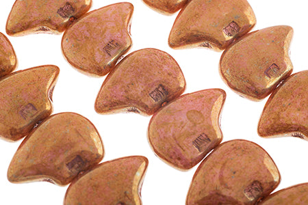 Glass Beads Flat Bear Shape