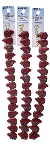 Glass Beads Flat Bear Shape