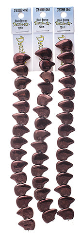 Glass Beads Flat Bear Shape