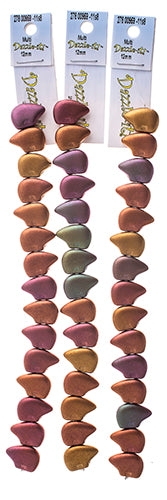 Glass Beads Flat Bear Shape