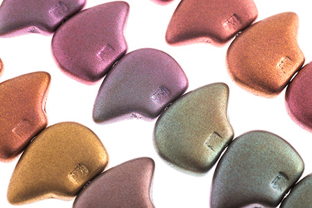 Glass Beads Flat Bear Shape