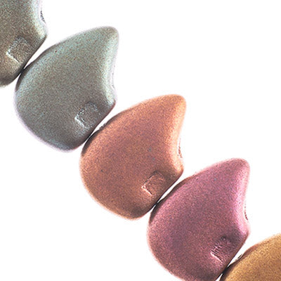 Glass Beads Flat Bear Shape