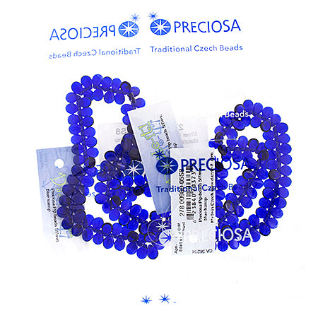 Czech Preciosa Pip Beads Transparent