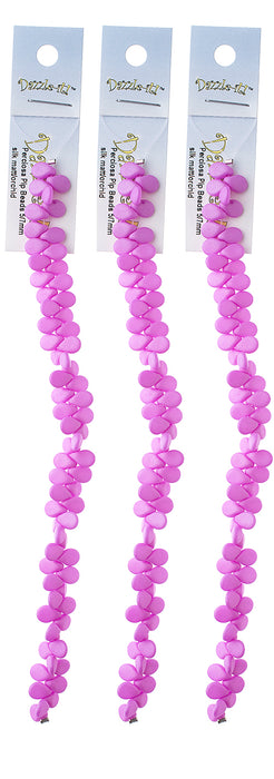 Czech Preciosa Pip Beads Opaque Silk Matte