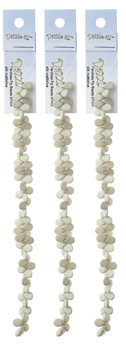 Czech Preciosa Pip Beads Opaque Silk Matte