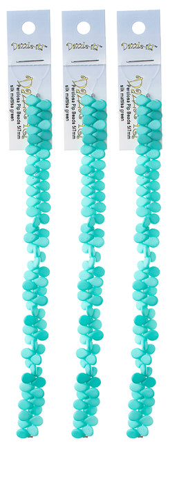 Czech Preciosa Pip Beads Opaque Silk Matte