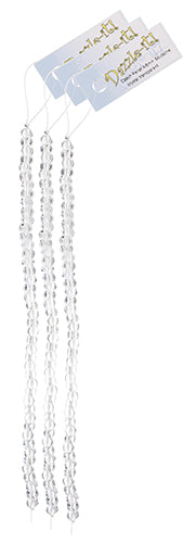 Czech Pellet 4x6mm Soutache Transparent