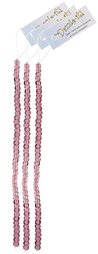 Czech Pellet 4x6mm Soutache Transparent