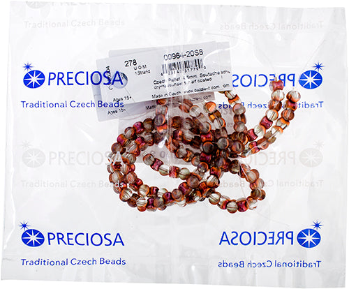 Czech Pellet 4x6mm Soutache Transparent