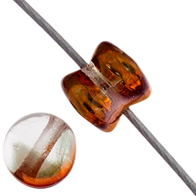 Czech Pellet 4x6mm Soutache Transparent