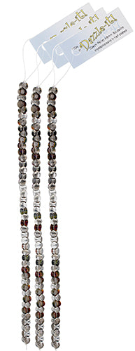 Czech Pellet 4x6mm Soutache Transparent