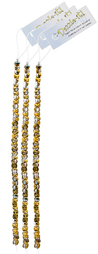 Czech Pellet 4x6mm Soutache Transparent