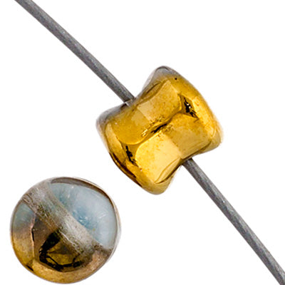 Czech Pellet 4x6mm Soutache Transparent