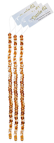 Czech Pellet 4x6mm Soutache Transparent