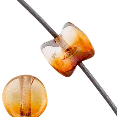 Czech Pellet 4x6mm Soutache Transparent