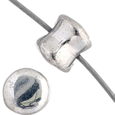 Czech Pellet 4x6mm Soutache Transparent