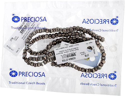 Czech Pellet 4x6mm Soutache Transparent