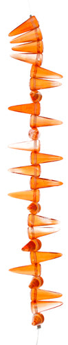 Glass Spike Beads Transparent