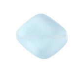 Glass Bead 24x20mm Stone Shape Transparent Alexandrite Matt