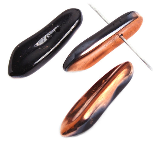 Glass Bead 6x30mm Drop Strung 