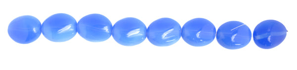 Glass Bead 26x22mm Stone Shape Strung 