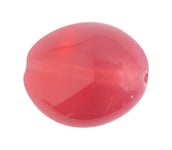 Glass Bead 26x22mm Stone Shape Strung