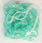 Glass Bead 17x12mm Twisted Rectangle with Crystal Overlay