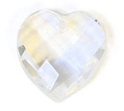 Glass Bead Briolettes 10x10mm Heart Shape 