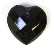 Glass Bead Briolettes 10x10mm Heart Shape 
