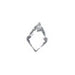 Glass Bead Briolettes 9x7mm Diamond Shape 