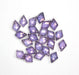 Glass Bead Briolettes 9x7mm Diamond Shape 