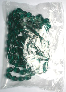 Glass Bead 11x9mm Grooved Drop 