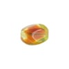 Glass Oval Twisted Beads 15x11mm 