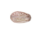 Glass Bead 4 Sided Flat 18x12 Crystal/Red 20 pcs