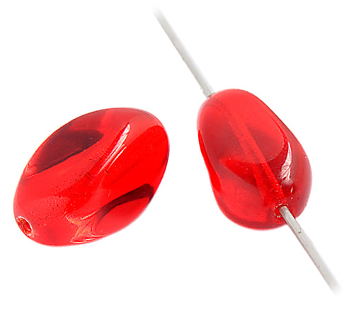 Glass Bead 4 Sided Flat 18x12 Strung